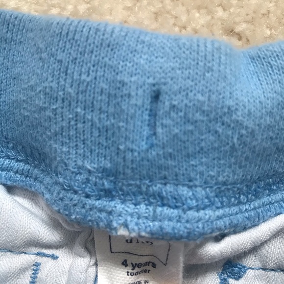 Gap Blue Lightweight Stretch Waist Pants - Picture 3 of 5